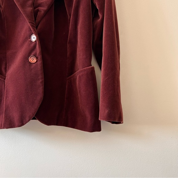 VINTAGE-90s | Velvet Blazer By Frankly Speaking - Picture 3 of 4